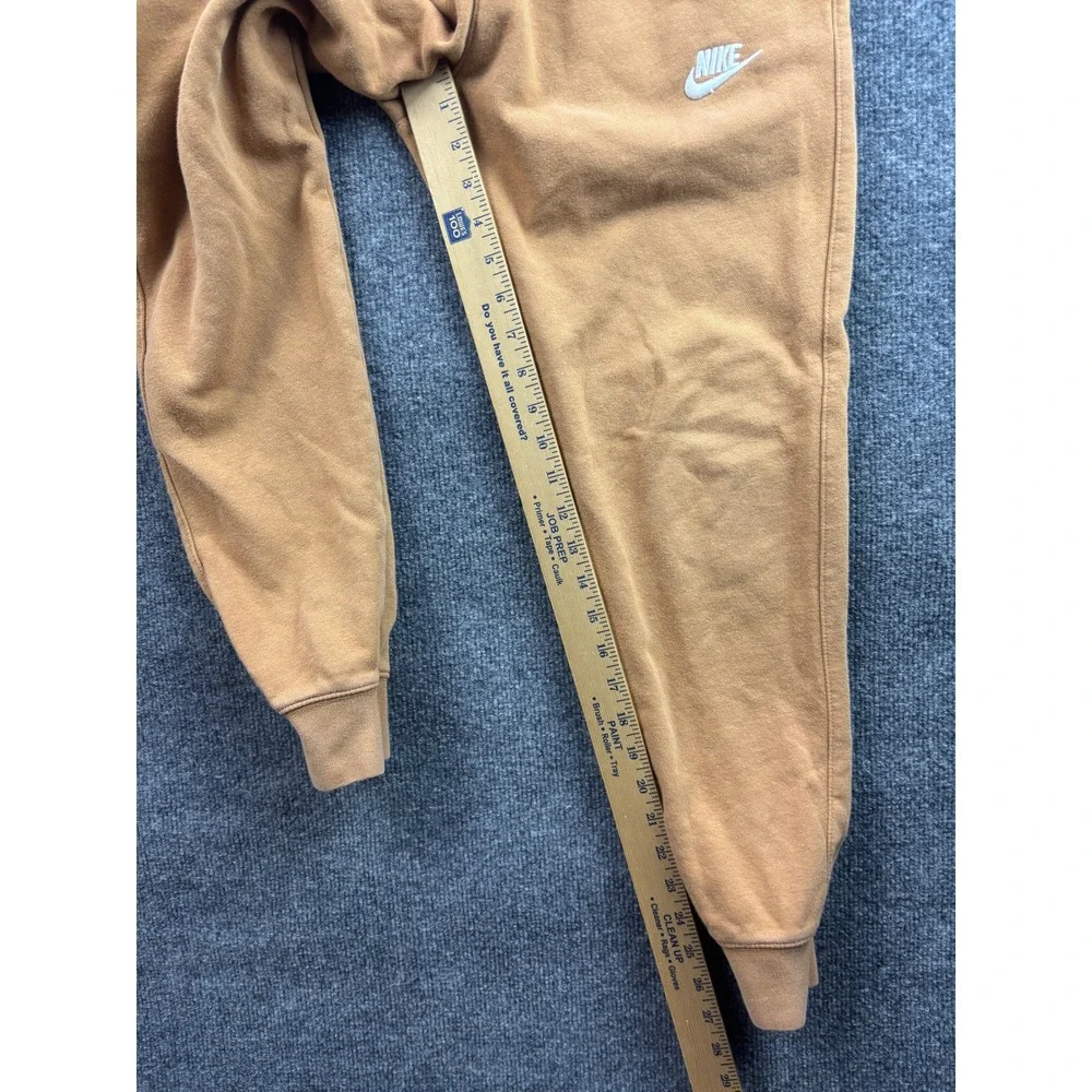 Nike Joggers Mens Small Tan Sportswear Club Fleece Sweatpants Athletic
